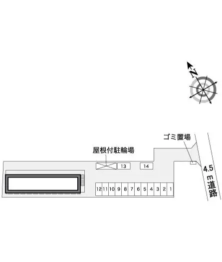 ★手数料０円★秦野市平沢 月極駐車場